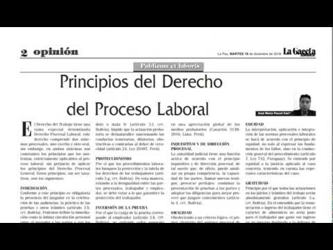 TUTORIAL PRINCIPIOS DEL PROCESO LABORAL - YouTube