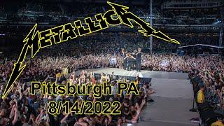 Metallica Live in Pittsburgh 8/14/2022 HQ Audio Full Concert Fancam