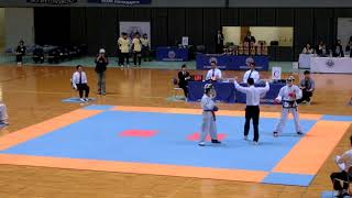 女子組手-57kg級 決勝 R1【第29回全日本全日本テコンドー選手権大会】