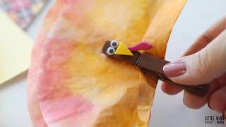 Thanksgiving Coffee Filter Turkey Craft Project