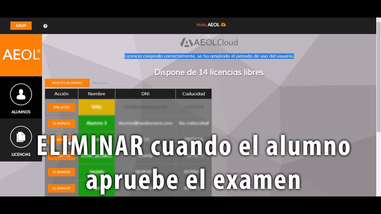 NUEVO SISTEMA DE GESTIÓN AEOL CLOUD. EXPLICACIÓN - YouTube