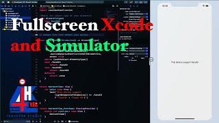 How can I run iPhone simulator over full-screen- Fullscreen Xcode 11 and Simulator in (2020)