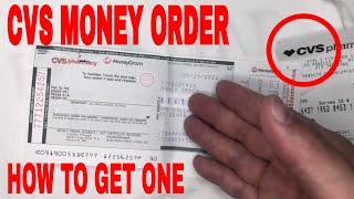 ✅ How To Get A Money Order From CVS Pharmacy 🔴