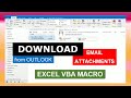 Download Email Attachments Excel VBA Macro
