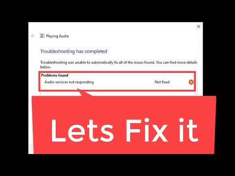 Fix: Audio Services Not Responding on Windows 10