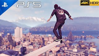 (PS5) inFAMOUS Second Son Gameplay | Ultra High Realistic Graphics [4K HDR 60fps]
