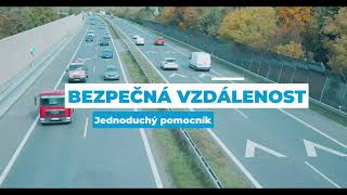 Bezpečná vzdálenost na dálnici.