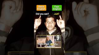 Basic vs Fast #english #improveyourenglish #learnenglish #viralvideo #shorts