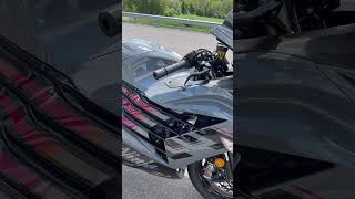 2022 Kawasaki ZX 14 with Dual Yoshimura Carbon Exhaust sound.