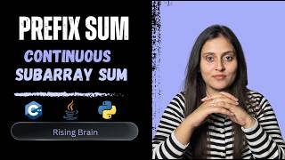 Continuous Subarray Sum | Brute Force to Optimized | Prefix Sum + HashMap Explained |Java,C++,Python