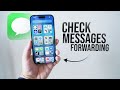 How to Check if Messages Are Forwarded on iPhone (tutorial)