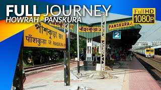 Howrah to Panskura Full Journey Coverage by EMU Train :: South Eastern Railway