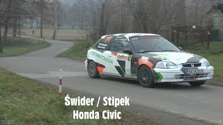 44 Rajd Cieszyńska Barbórka 2018 - SKJS - Marcin Świder / Damian Stipek - Honda Civic