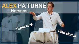 Alex smadrer debat i Horsens