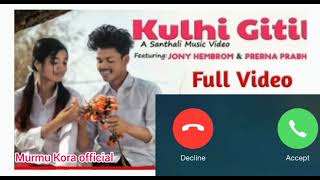 Kulhi Gitil (Ringtone status)New Santali song 2021//johnh hembrom