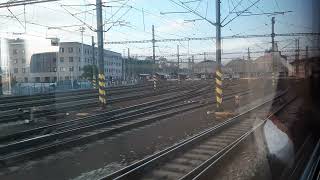 Departing Prague Central Station (Praha hl.n) on a Leo Express Train