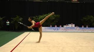 Maya Ramamurthy - Hoop Finals - 2013 U.S. Rhythmic Championships