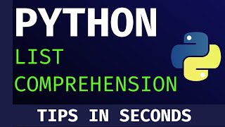 Python Tips in Seconds : List Comprehension ( interview questions )