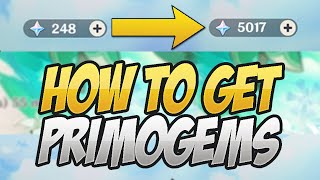 How To Get THOUSANDS Of Primogems! (For Beginners) Genshin Impact
