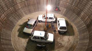 மரணகிணறு | Well of Death | MaranaKinaru | Bikes and Cars inside a Well | Dangerous Stunt | Part-I