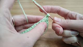 How to decrease with Half Double Crochet (US terms)