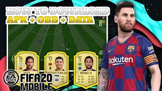 FIFA 20 Mobile Full Transfer 2020 How To Install Apk + Data + Obb