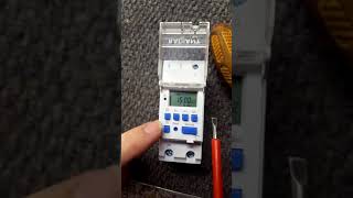 How to set the time on a geyser timer