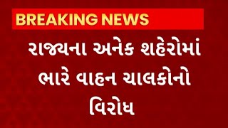 Gujarat News : રાજ્યના અનેક શહેરોમાં નવા કાયદાના વિરોધમાં ભારે વાહનચાલકોની ઠેર ઠેર હડતાળ