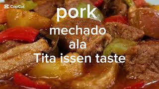 #pork #mechado #food How to.cook Mechado in a easy way but yummy