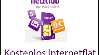 Gratis Internet-Flat! Netzclub - [German|Full-HD]