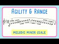 Agility and Range Vocal Exercise | Melodic Minor Advanced