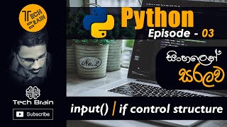 Python Programming in Sinhala - EP03