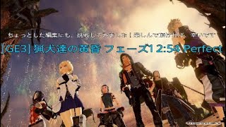 ［GE3］猟犬達の黄昏フェーズ 1  2:54 秒 Perfect