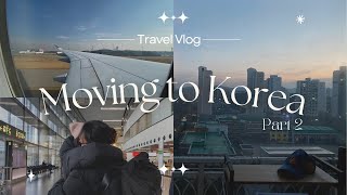 Moving to KOREA 🇰🇷 | PART 2 | Travel Vlog (KOR, GER SUB)