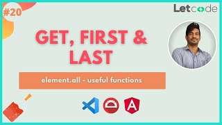 How to use get, first & last function [Protractor Tutorial] | LetCode