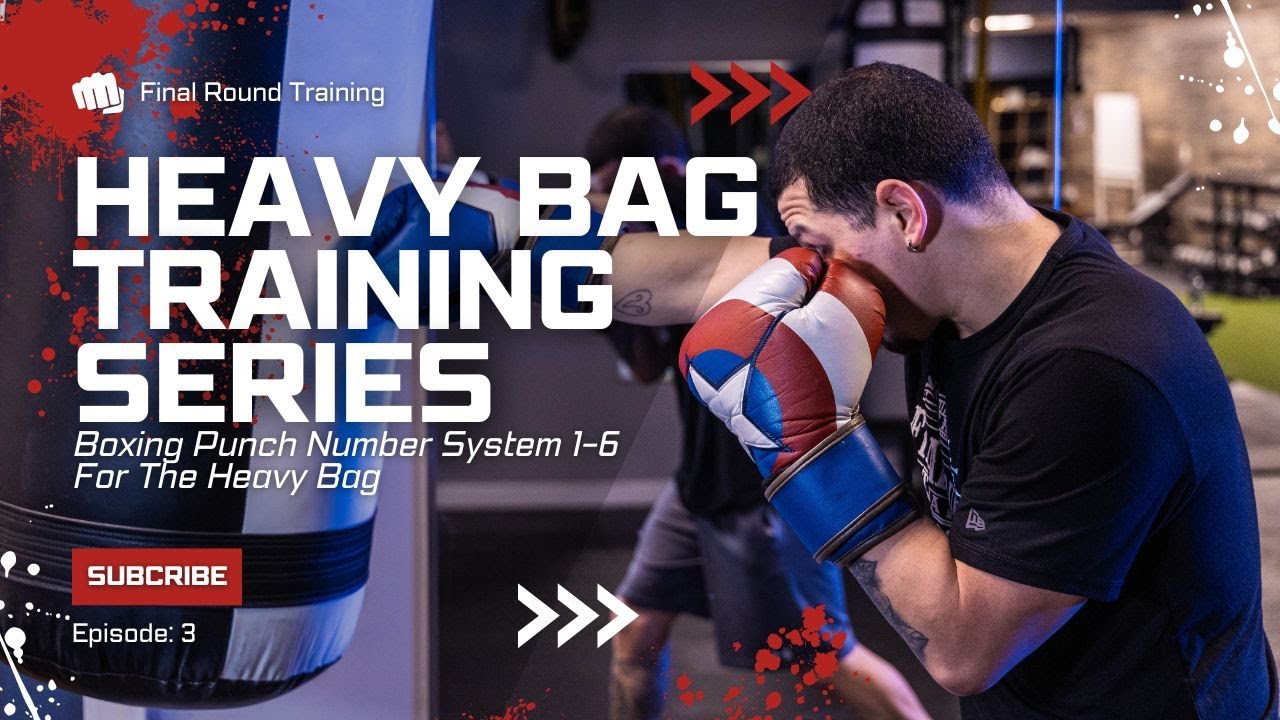 Boxing Punch Number System 1-6 On Heavy Bag | Boxing For Beginners ...