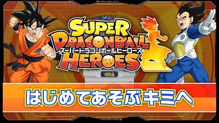 【SDBH】初めて遊ぶキミへ！誰でも簡単SDBHの遊び方【スーパードラゴンボールヒーローズ】