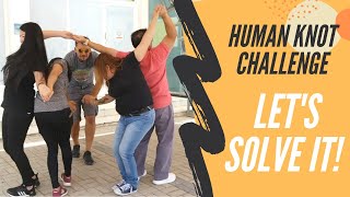 Human Knot Challenge! (HOW TO PLAY & SOLUTION)