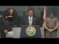 Gov. Ron DeSantis gives update on Tropical Storm Helene