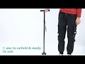 Folding Walking Cane with LED Light Adjustable Canes and Walking Stick for Men Women