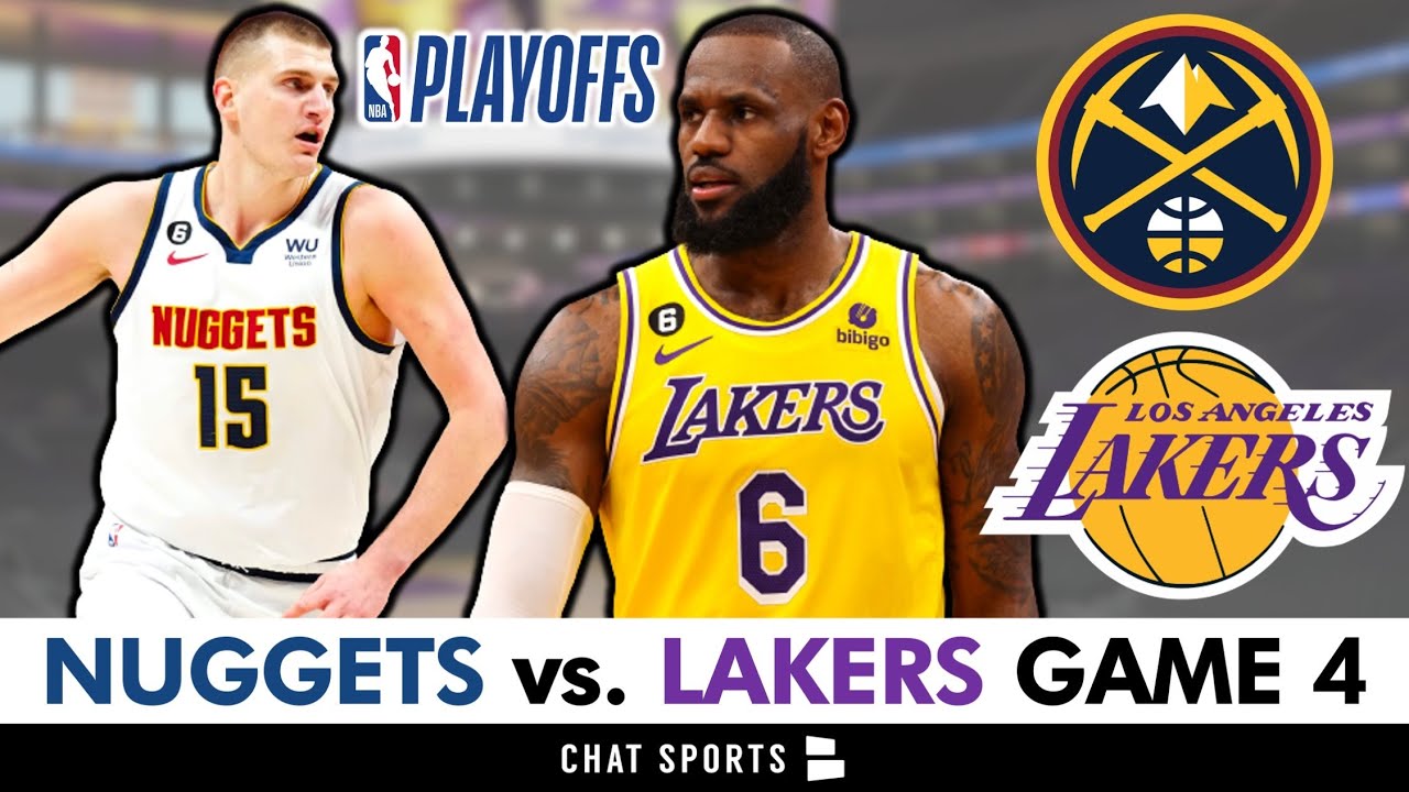 L.A. Lakers Vs Nuggets Game 4 Live Streaming Scoreboard, Play-By-Play ...