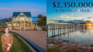 Tour an Absolutely STUNNING Waterfront Property on Merritt Island | 3400 S. Tropical Trail