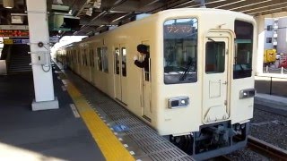 東武越生線8000系復元塗装「越生行き」＠坂戸駅発車