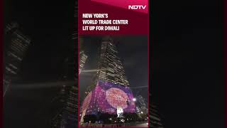 Diwali | New York's World Trade Center Lit Up For Diwali