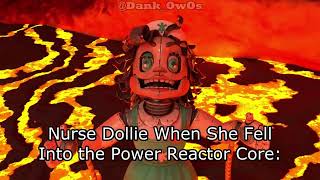 Nurse Dollie When She Fell Into the Power Reactor Core | FNAF Secret of the Mimic Animation