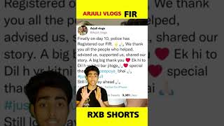 Arjuli Vlogs FIR Registered! Peepoye Reacts #shorts #arjulivlogs