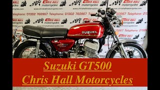 1975 Suzuki GT500, @chrishallmotorcycles #motorcycles #suzuki