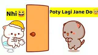 Gomu Ne Pant Par Poty Kar Diya😂🤣Funny Story | Gomu Ko Jor Se Poty Lagi😂Short Funny Video❤️