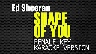 Ed Sheeran - Shape of You (여자키) 노래방 mr LaLaKaraoke