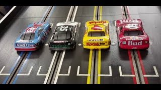 School Yard 400 B Final at Ecurie Barnton Slot Car Club (ActionCam)